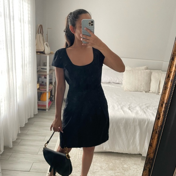 BCBGMaxAzria Black Mini Dress - Picture 3 of 6